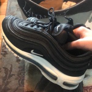Black and white AirMax 97s